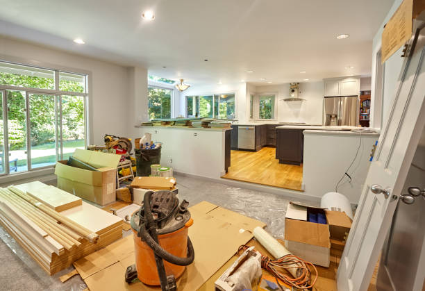 Professional Cabinet Refacing technician working in Perkasie, PA